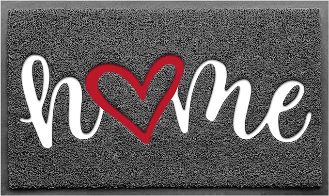 Door Mat Welcome Mat Floor Mat for Entryway, High Traffic Areas | Low Profile by BeneathYourFeet