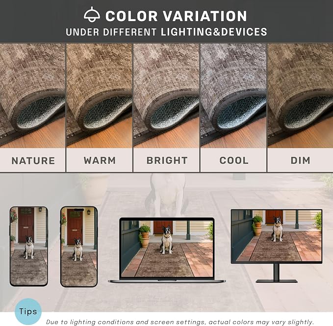 Brown Rug for Living Room 10x12 - Image 7