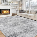 Aelenmu 8x10 Area Rugs for Living Room Bedroom Dining Room Washable Grey | Soft by Aelenmu