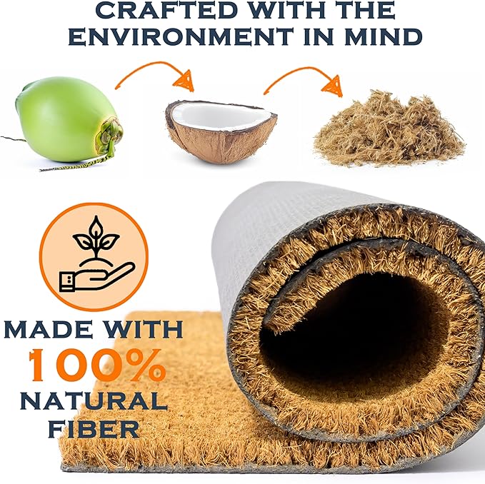 Blank Doormat Coir 30x17 Inch for Screen Printing, Welcome Mat Outdoor 2pk | - Image 8