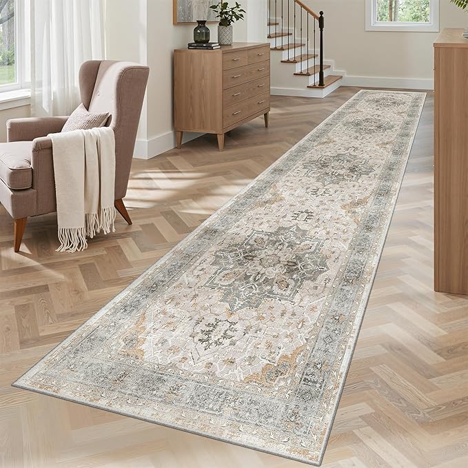 Madane Washable Runner Rugs 2x10 by Madane