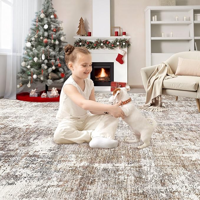 UERMEI 5x7 Washable Area Rug - Image 3