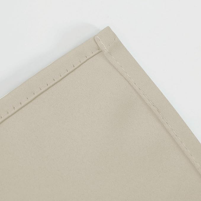 Light Beige Thermal Blackout Curtains/42 x 84 Inch/Set of 2 Panels Room - Image 8