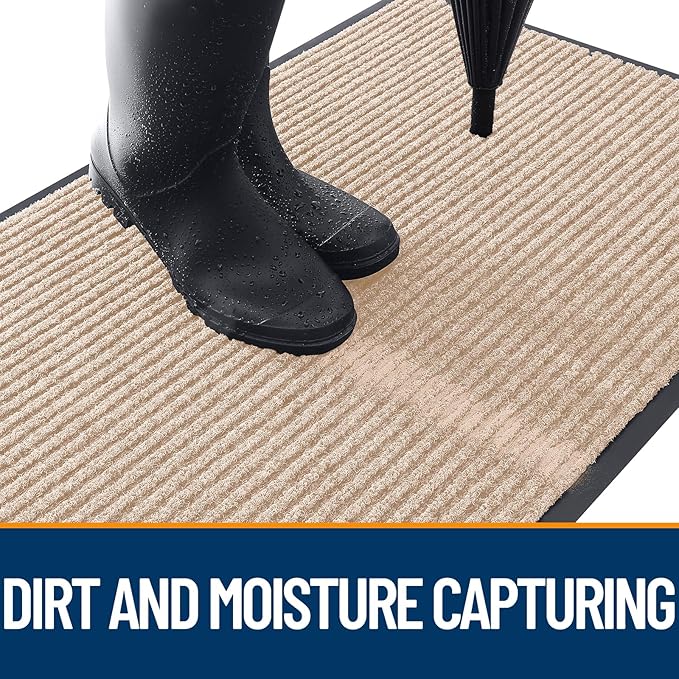 OLANLY Front Door Mat 71x34, Waterproof Heavy-Duty Indoor Outdoor Doormat | - Image 5