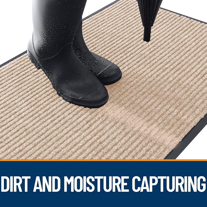 OLANLY Front Door Mat 71x47, Waterproof Heavy-Duty Indoor Outdoor Doormat | - Image 5