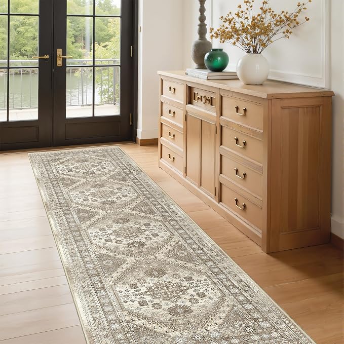 Runner Rug 2x8 Runners for Hallways Non Slip Washable Rugs, Low Pile Soft - Image 5