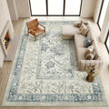 GarveeHome Vintage Blue Area Rug 9x12 by GarveeHome