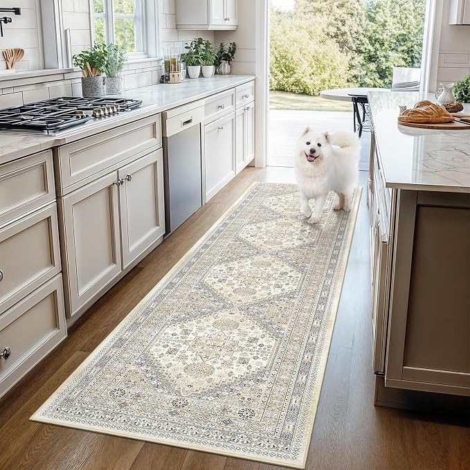 Runner Rug 2x8 Runners for Hallways Non Slip Washable Rugs, Low Pile Soft - Image 9