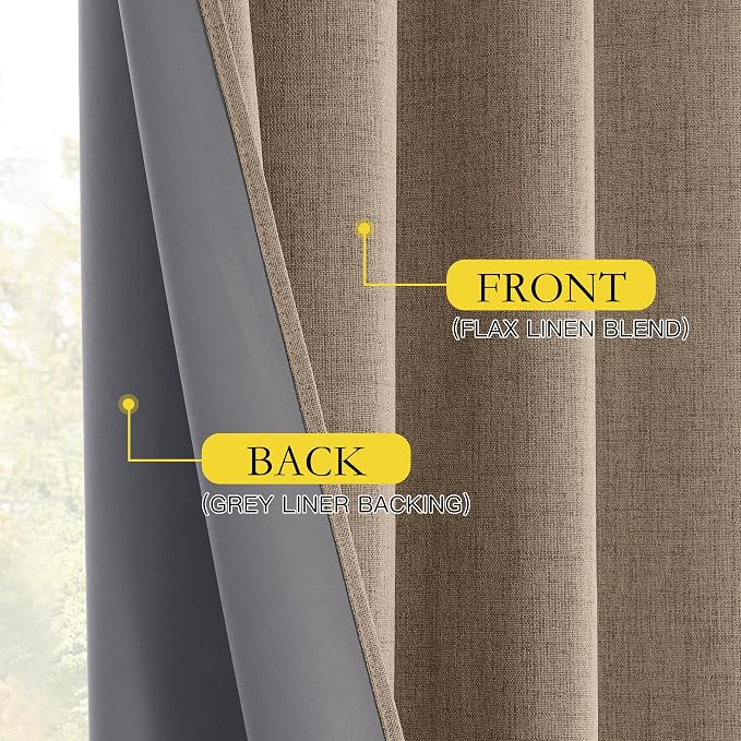 NICETOWN 100% Blackout Curtains - Image 5