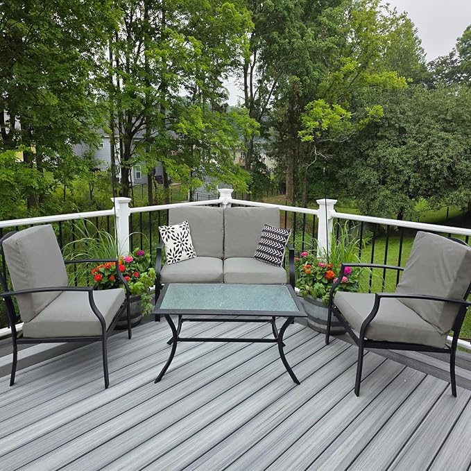 Sqodok Outdoor Cushion Covers 25x25 inch, Wicker Chair - Image 9