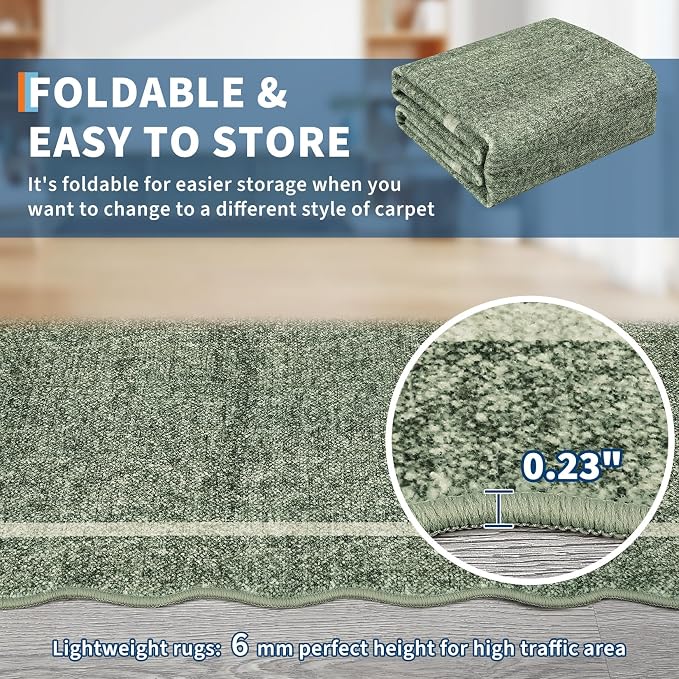 GarveeHome Scalloped Runner Rug - Image 7