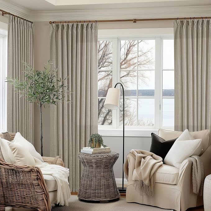 Burlywood Birch 60 Inch Wide 92 Inch Long Curtain by Twodrapes