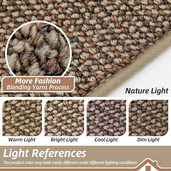 BEQHAUSE Dirt Trapper Door Mat 32" x 72", Non-Slip Washable Doormats, Low - Image 5