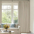 94 Inch Long Blackout Curtains Thick Linen Pinch Pleated Curtains 2 Panels | by Twodrapes