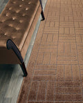 Custom Length Hallway Runner Rug, Slip Resistant, Bricks Brown, 26 Inch X 24 by ORFAHOME