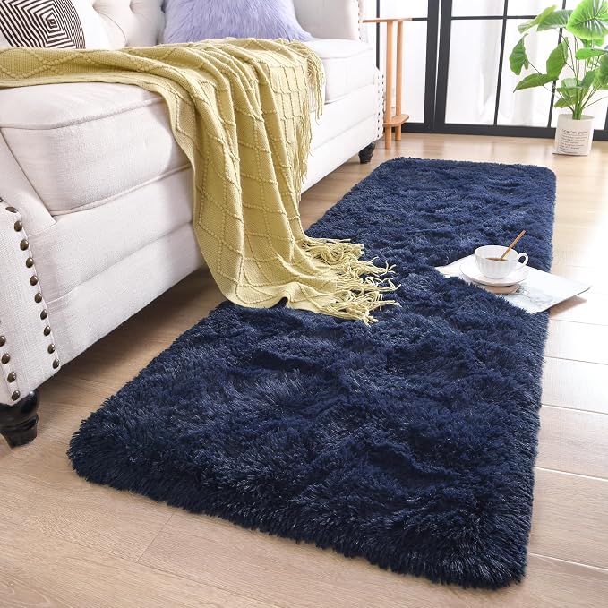 Chicrug Soft Runner Rug for Bedroom Living Room Plush Fluffy Rug 2x10 | Shag - Image 2
