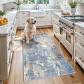 3x5 Washable Kitchen Rug – Non-Slip Rubber Backed Small Area Rug by BYYVOORugsforYourHome