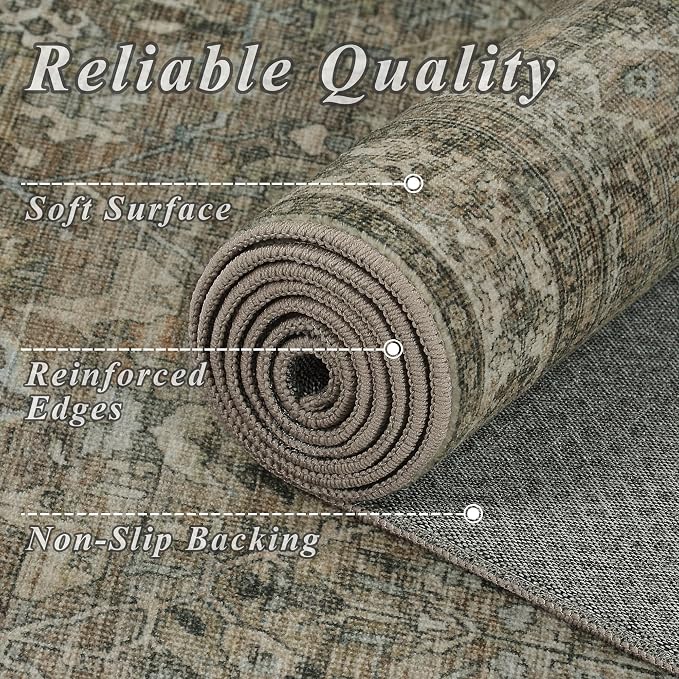 Schweek Brown Grey 5x7 Area Rug - Image 5