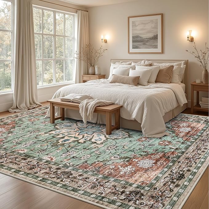 10x14 Area Rugs Living Room: Washable Rug - Image 3