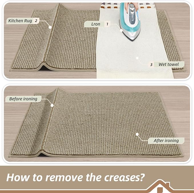 BEQHAUSE Kitchen Runner Rugs 20"x48", Kitchen Mats - Image 9