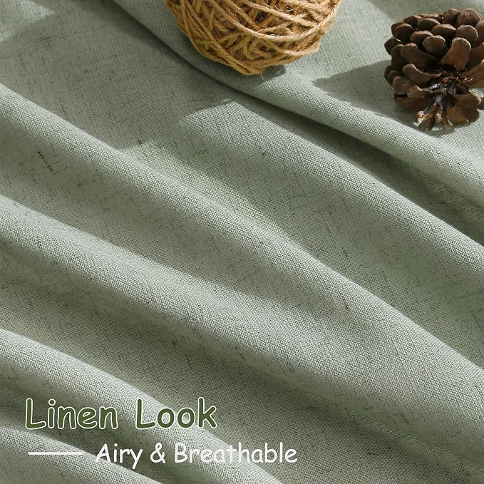 Desert Sage Linen Curtains 72 Inch Length - Image 5