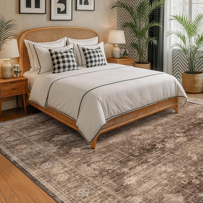 Brown Rug for Living Room 10x12 - Image 4