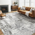 LOONGRUG 6x8 Area Rug Washable Neutral Modern Living Room Rugs Grey Black | by LOONGRUG