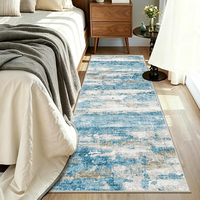 Runners for Hallways 2x8 Kitchen Runner Rugs，Modern Abstract Rug Runners for - Image 7