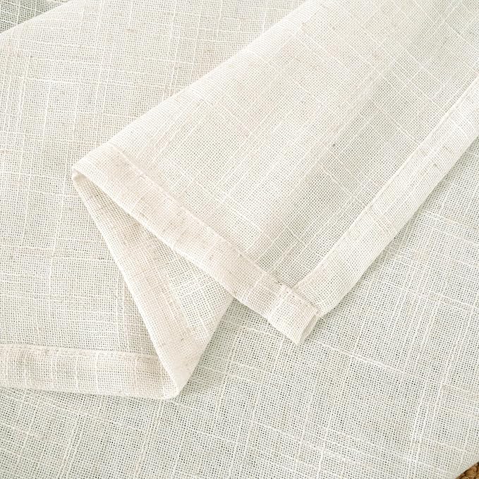 Light Filtering Linen Curtains 63 inches Long - Image 9