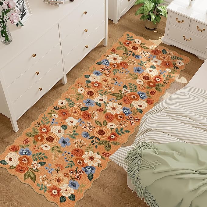 DUKINO 2x10 Runner Rug for Hallway, Washable Kitchen Rug Non Slip, Low Pile - Image 7