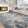 Aelenmu 9x12 Area Rugs for Living Room Bedroom Dining Room Washable Black | by Aelenmu