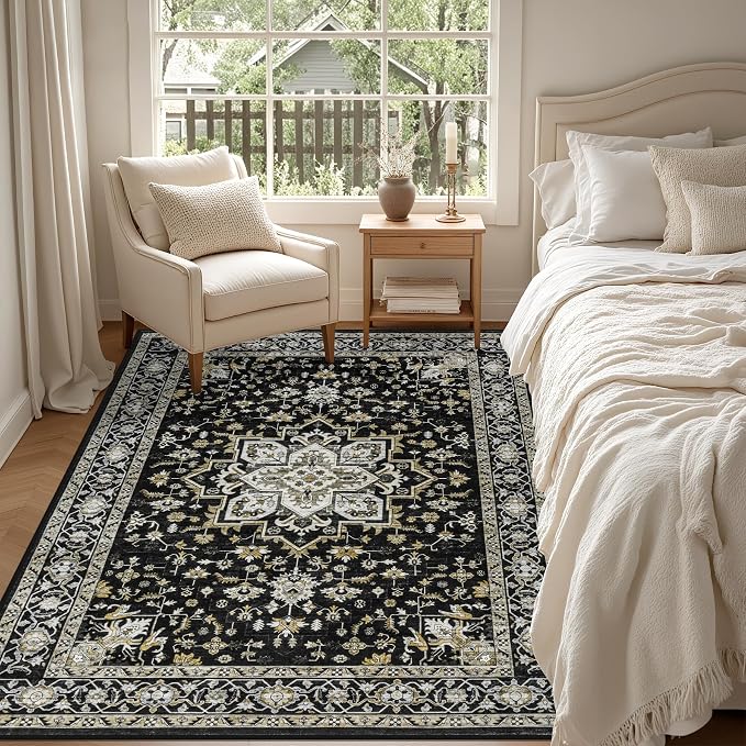 6x9 Area Rugs Living Room: Washable Rug - Image 4