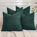 Set of 4 Soft Textured Decorative Throw Pillow Covers 24x24 Inch Cozy Farmhouse by Cozoomy
