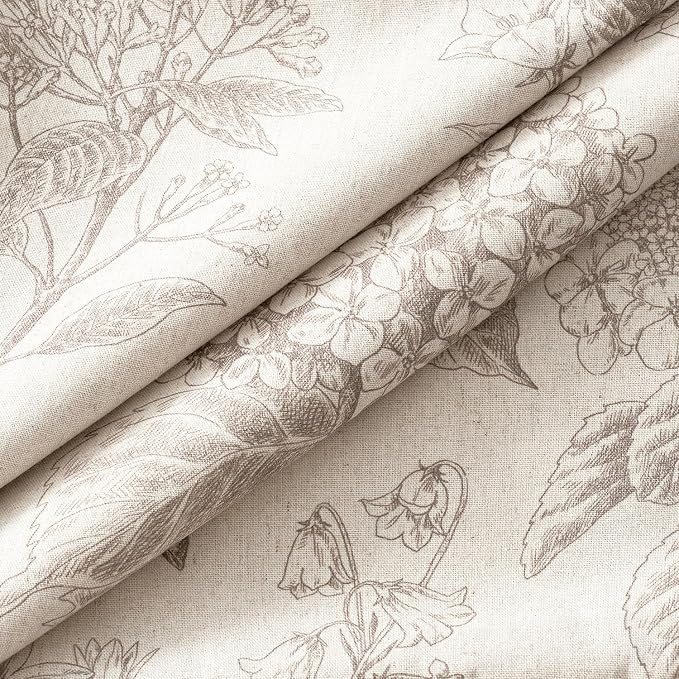 Set of 2 Decorative Floral Pillow Covers 16x16 Inch Light Camel | Neutral - Image 2