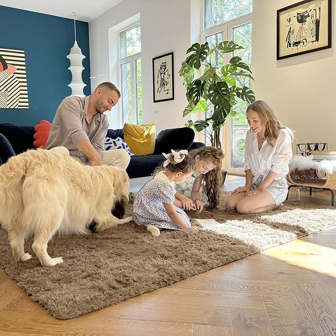 OLANLY 8x10 Machine Washable Large Area Rugs - Image 5