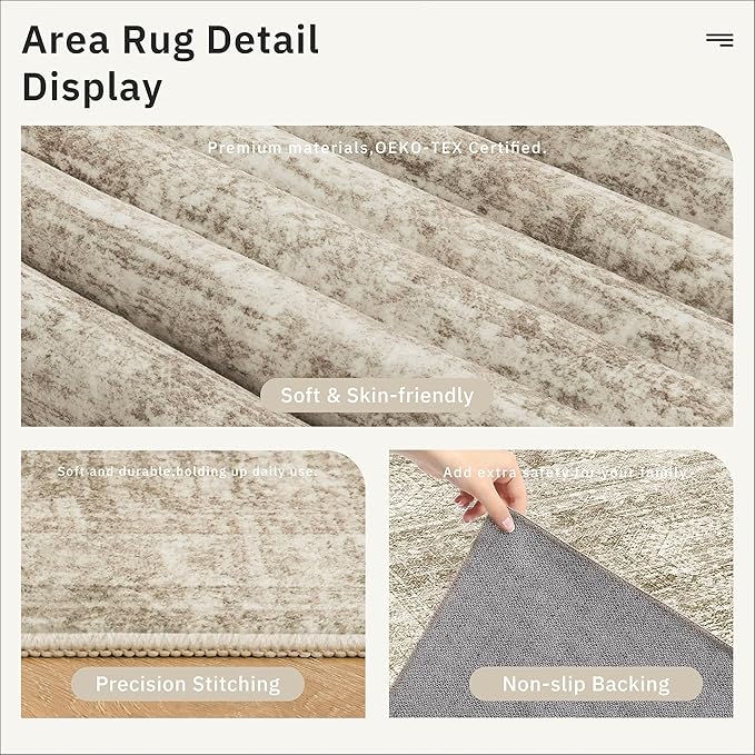 Soalmost Hallway Runner Rug 2'6"x10' Non-Slip Runners - Image 6