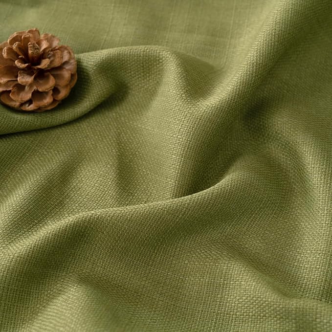 63 Inch Semi Sheer Linen Curtains - Image 3