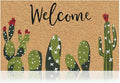 Coir Welcome Mat, 17 x 29 in | 100% Natural Coir, Anti-Shedding, Durable PVC by AmaruDoorMats