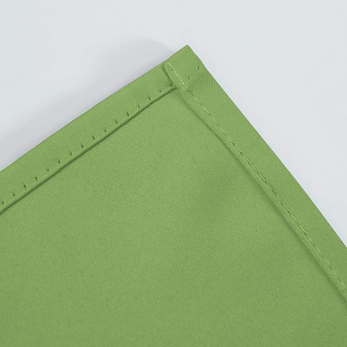 Blackout Curtains 52 x 45 inch/Light Green Curtains Set of 2 Panels/Thermal - Image 8