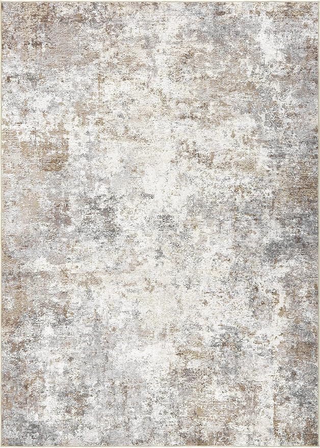 UERMEI 5x7 Area Rug Living Room Rugs Washable Neutral Brown Grey Carpet | - Image 9