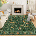DUKINO 8x10 Area Rugs, Washable Soft Animal Bedroom Rug Non Slip, Low Pile by DUKINO