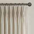 Warm Beige Light Filtering Extra Short Kitchen Window Curtains 45 Inch Length 2 by PleatedDrapes