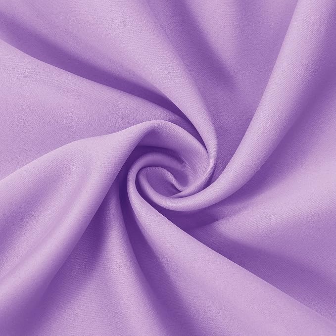 Lavender Blackout Curtains 42 x 63 Inch Length/Set of 2 Curtain Panels/Thermal - Image 5