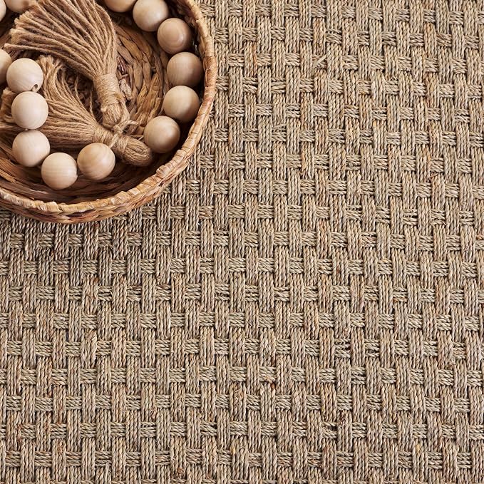 SAFAVIEH Area Rug 6x8 Oval- Natural Fiber Collection - Image 7